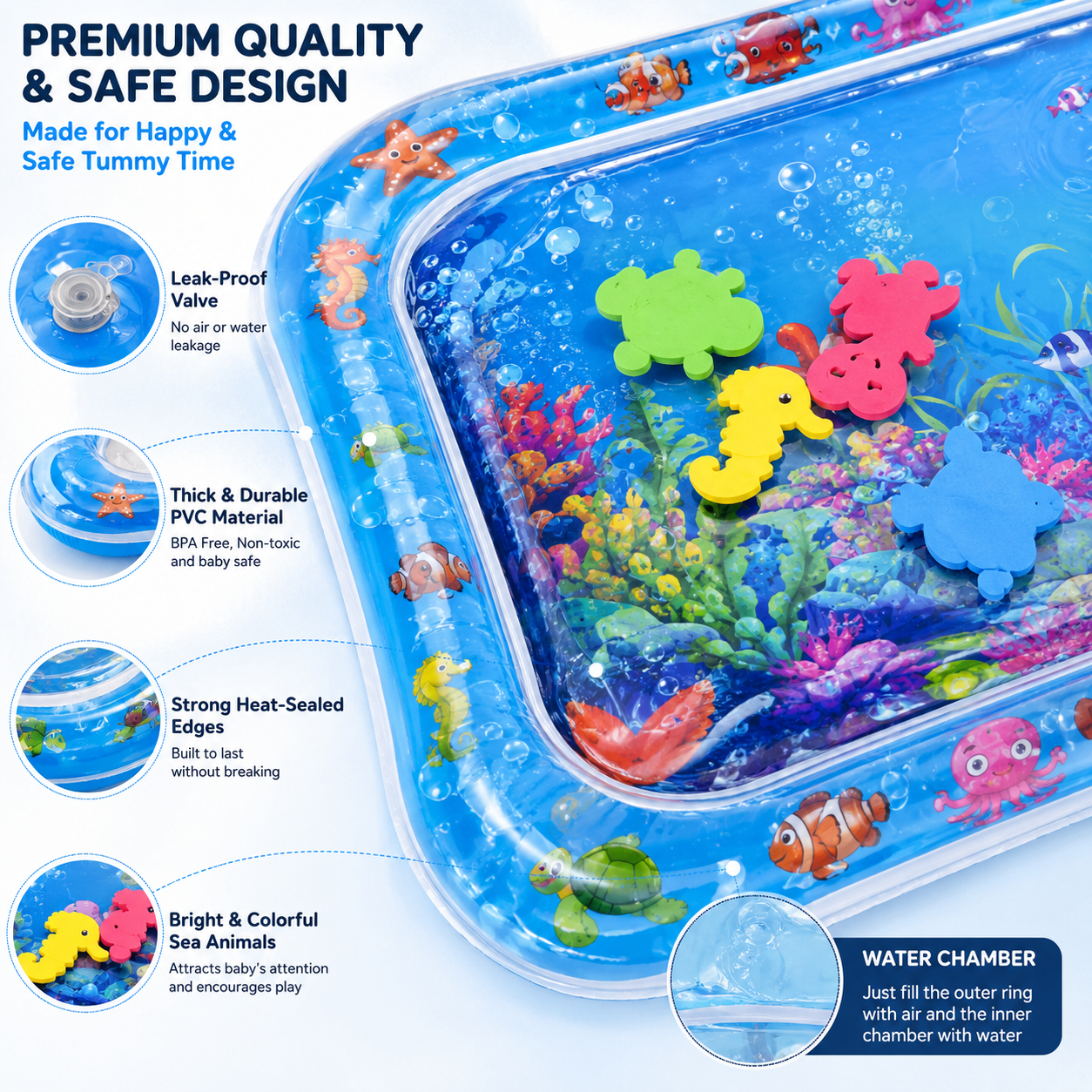 Baby Water Play Mat™ | Fun Tummy Time Toy